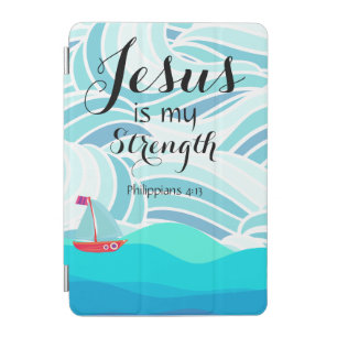 Jesus is my Strength iPad Mini Cover
