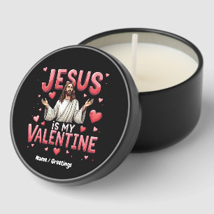 Jesus Is My Valentine Celebrate Love with Faith Mini Candle Favors