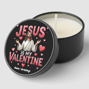 Jesus Is My Valentine Celebrate Love with Faith Mini Candle Favors