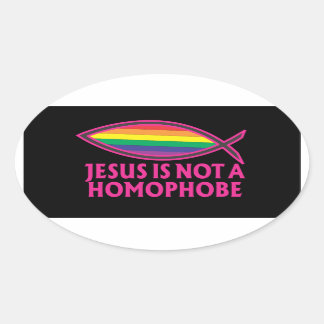 Jesus is not a homophobe sticker