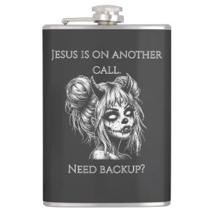Jesus Is on Another Phone – Succubus Backup Flask