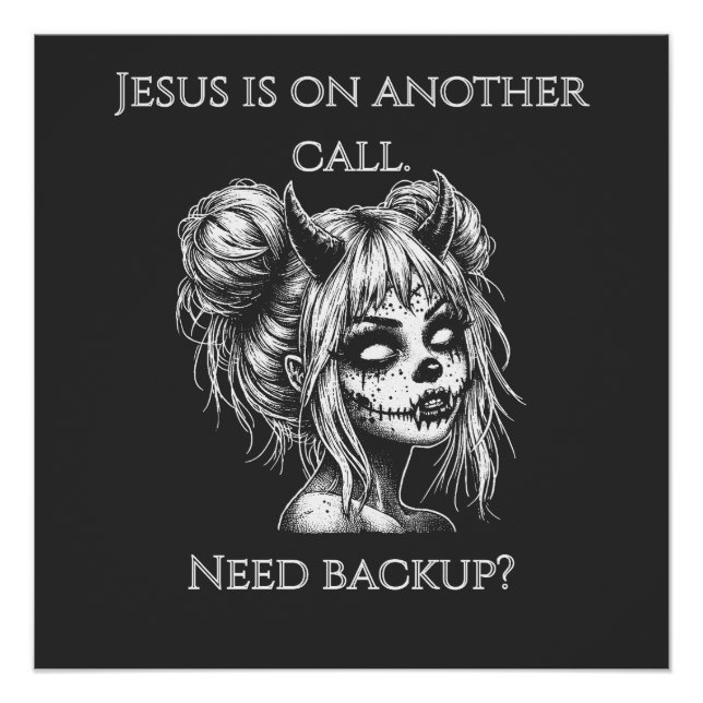 Jesus Is on Another Phone – Succubus Backup Poster (Front)