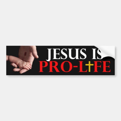 Jesus Is Pro_Life Bumper Sticker