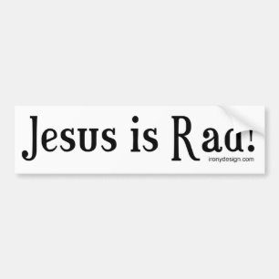 Jesus is Rad! Bumper Sticker