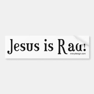 Jesus is Rad! Bumper Sticker