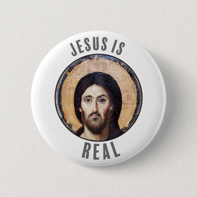 Jesus is Real Button (Front)