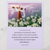 Jesus is Risen! Easter Church Bulletins (Front)