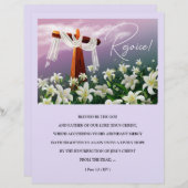 Jesus is Risen! Easter Church Bulletins (Front/Back)
