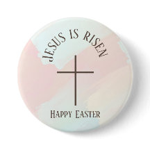 Jesus Is Risen Happy Easter Modern Arch Typography