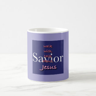 Jesus Is Savior Pale Lavender Coffee Mug