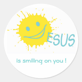 Jesus is smiling on you ! Sticker