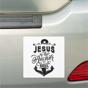 Jesus is the Anchor of my Soul Car Magnet