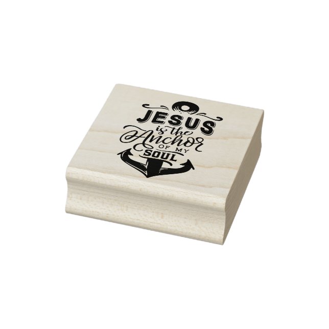 Jesus is the Anchor to My Soul Rubber Stamp (Stamp)