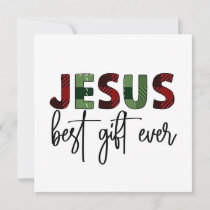 Jesus is the best gift ever Christian Christmas