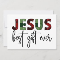 Jesus is the best gift ever Christian Christmas Invitation