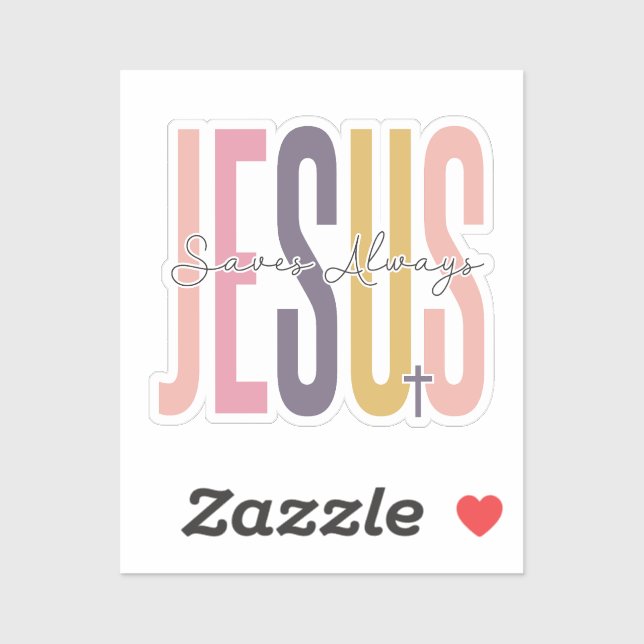 Jesus is the best gift ever Christian Christmas Sticker (Sheet)