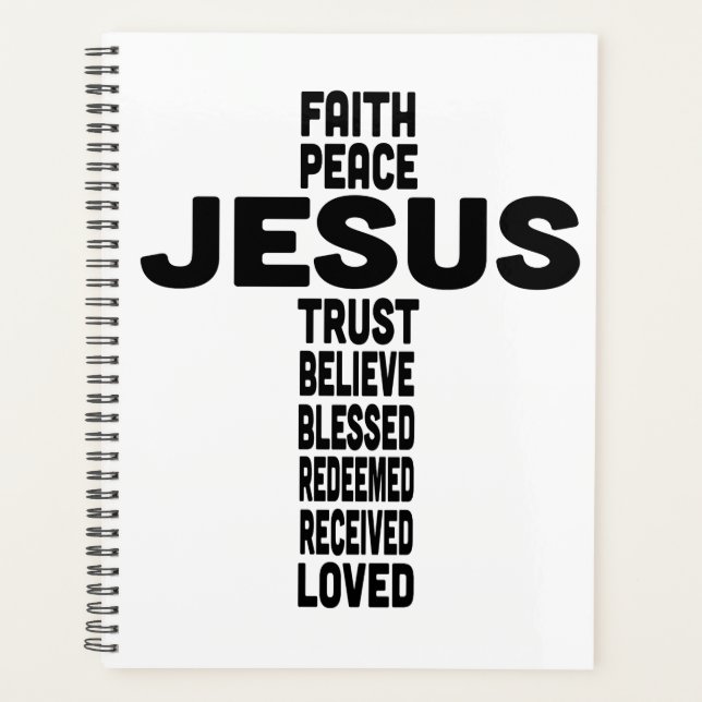 Jesus is the Center cross Design Planner (Front)