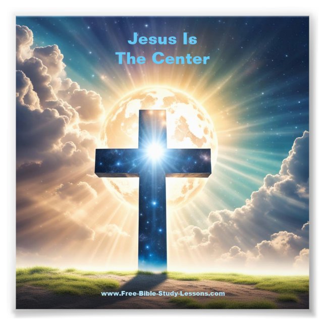 Jesus Is The Center Photo (Front)
