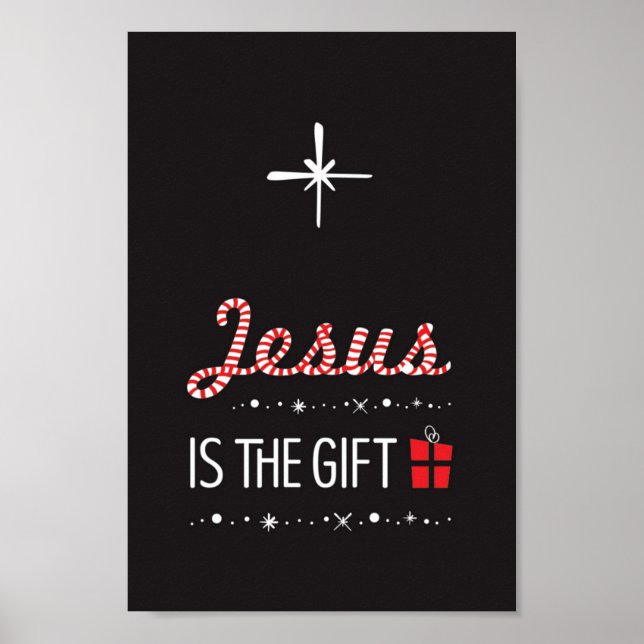 Jesus is the gift reason for this season poster (Front)