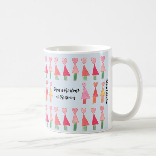 Jesus is the Heart of Christmas Mug