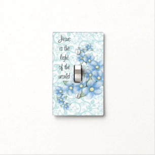 Jesus is the light of the world switch cover