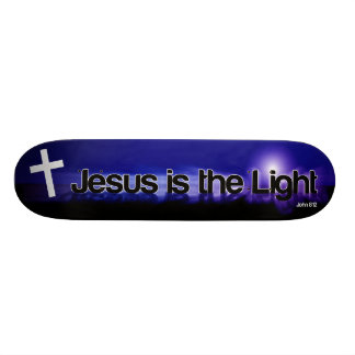 Jesus is the light Skateboard deck