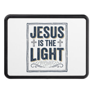Jesus Is The Light Vintage Christian Shirt Hitch Cover