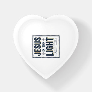Jesus Is The Light Vintage Christian Shirt Paperweight
