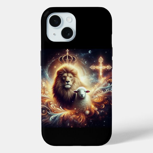 Jesus is the Lion and the Lamb  Case-Mate iPhone Case (Back)