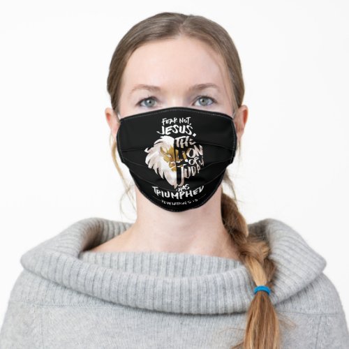 Jesus is the Lion of Judah _ Christian Face Mask