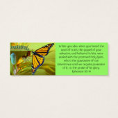 Jesus is THE monarch, our King Bookmark (Back)