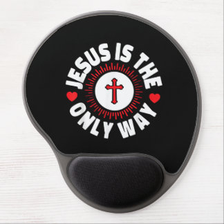 Jesus Is The Only Way Christianity Gel Mouse Pad