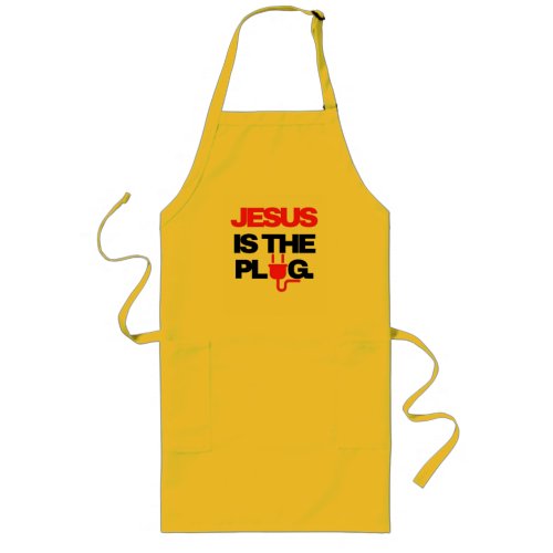 Jesus is the Plug Long Apron