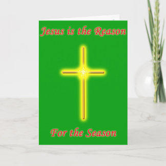 Jesus is the Reason Christmas Greeting Card