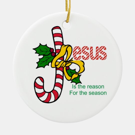 jesus is the reason christmas tree ornament zazzle jesus is the reason christmas tree ornament zazzle