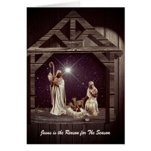 Jesus Is the Reason: Ethnic Nativity Christmas Cards