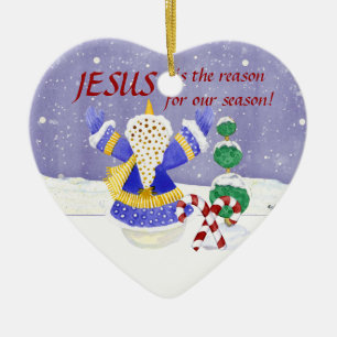 Jesus is the reason for our season Ornament