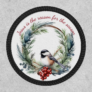 JESUS IS THE REASON FOR SEASON Christmas quote Patch