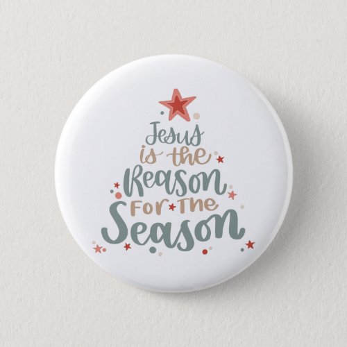 Jesus is the Reason for the Season Button