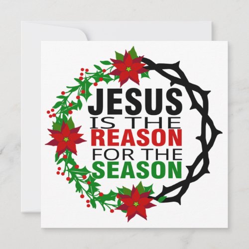 Jesus is the Reason for the Season Card