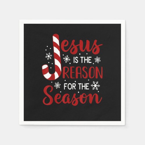 Jesus Is The Reason For The Season Christian Candy Napkins