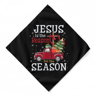 Jesus is The Reason for The Season Christian Faith Bandana