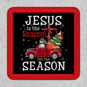 Jesus is The Reason for The Season Christian Faith Patch