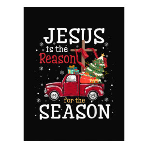 Jesus is The Reason for The Season Christian Faith Photo Print