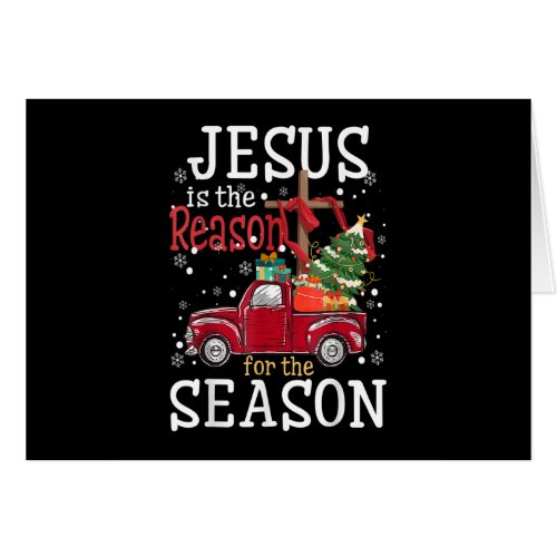 Jesus is The Reason for The Season Christian Truck