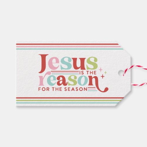 Jesus is the Reason for the Season  Christmas Gift Tags