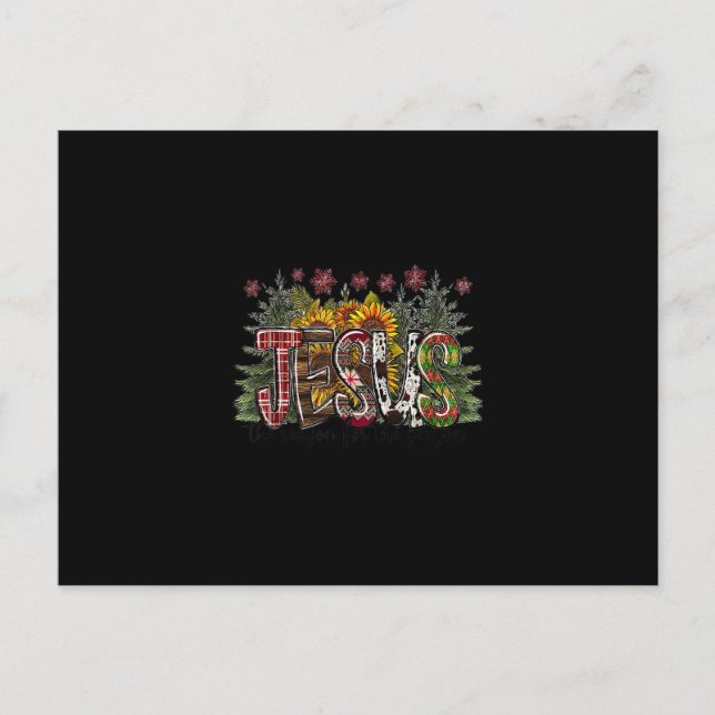 Jesus Is The Reason For The Season Christmas Postcard (Front)