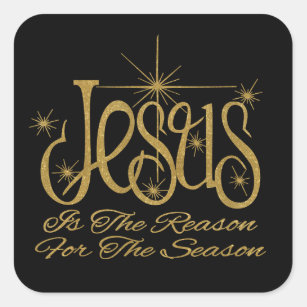 48 Pcs 1.2 Inch Jesus is The Reason for The Season Stickers - Jesus is The  Reason Stickers - Jesus Stickers Envelope Seals Labels - D #AA61RK
