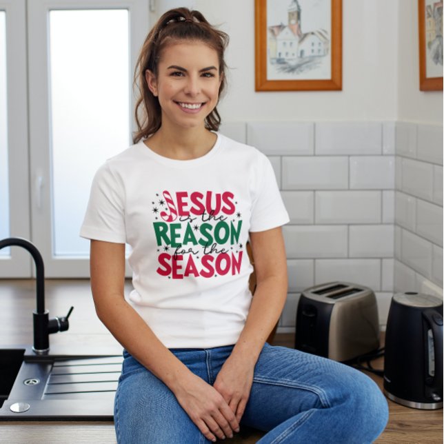 Jesus Is The Reason For The Season Christmas T-Shirt (Creator Uploaded)