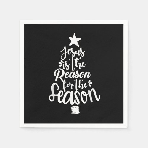 Jesus Is The Reason For The Season Christmas Vacat Napkins